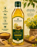Suvantam Cold Pressed Yellow Mustard Oil